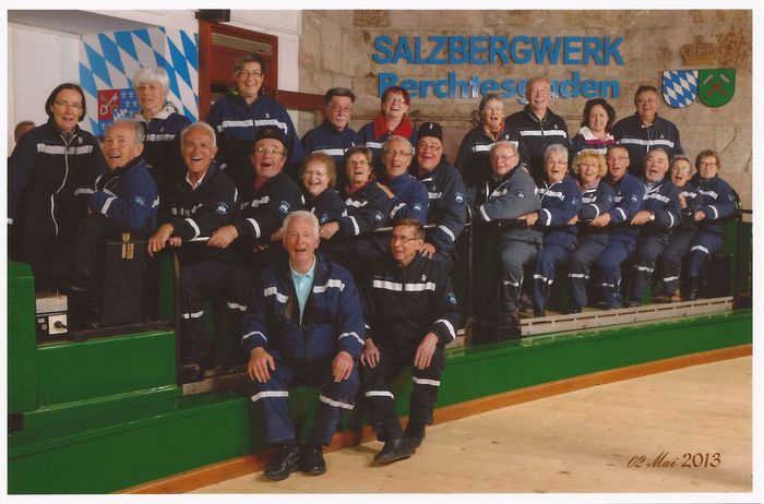 Dans les mines de sel à Prien en Bavière mai 2013